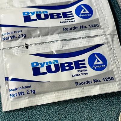 DYNA LUBE STERILE LATEX FREE MEDICAL LUBRICANT 60 COUNT MADE IN ISRAEL