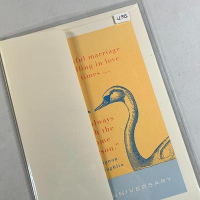 ANNIVERSARY CARD w/ ENVELOPE 