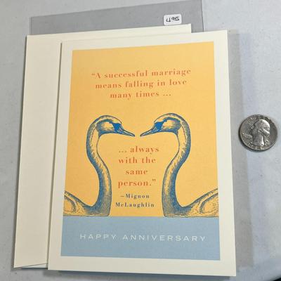 ANNIVERSARY CARD w/ ENVELOPE 