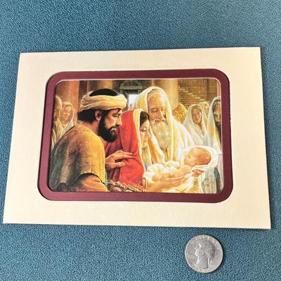 PRINT OF BABY JESUS PRESENTED AT TEMPLE PAINTING by GREG OLSEN?