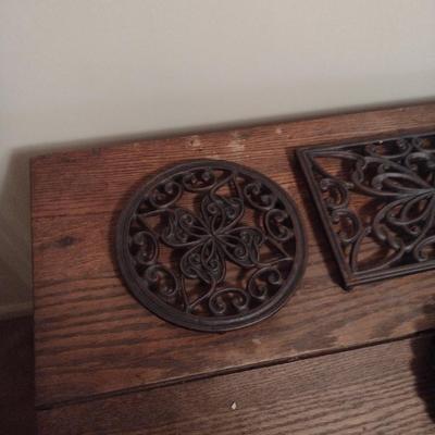 Collection of Cast Metal Trivets Choice B