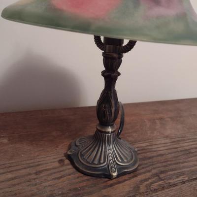 Reverse Hand Painted Shade Table Lamp