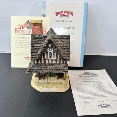 David White Grouse Moor Lodge with Book