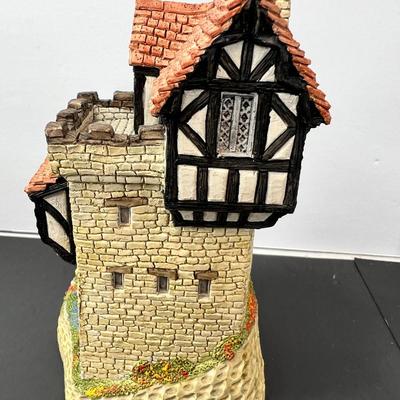 David White Knght's Castle with Book