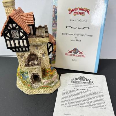 David White Knght's Castle with Book