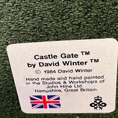David White Castle Gate with Box and COA