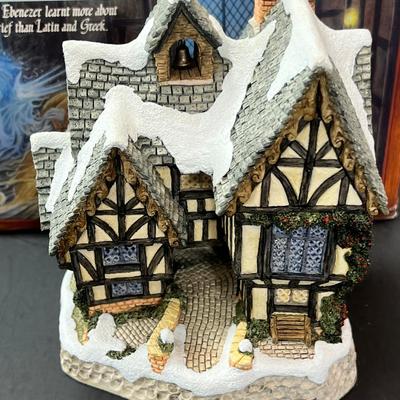 David White Scrooge school house with box