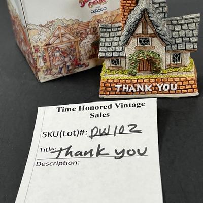 David White Thank You small cottage