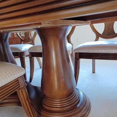 Cherry Pedestal Dining Table
