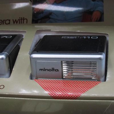 Vintage Minolta Pocket Autopak 470 Pocket Flash 110 with Original Box & Instructions
