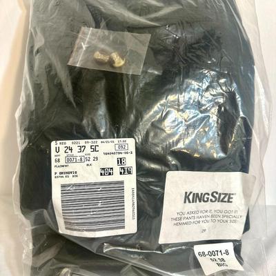 New King Size Brand Faded Black Colored Chinos 50x29