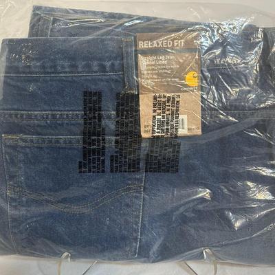 Carhart Relaxed Fit Flannel Lined Jeans - 50x30