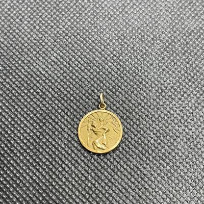 12k G.F. St christoper pendant