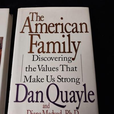 2 SIGNED BOOKS BY THE AUTHORS NEWT GINGRICH & DAN QUAYLE