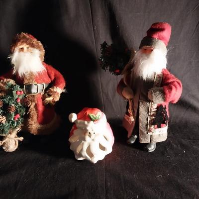 CHRISTMAS AND SANTA FIGURINES-