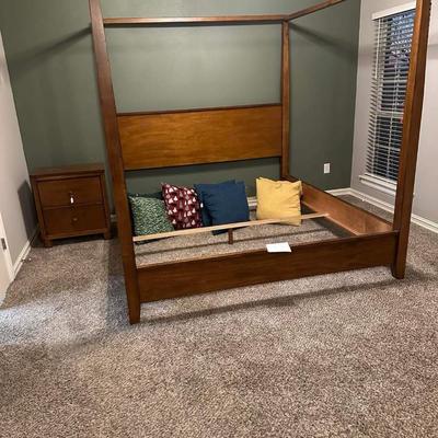 Lot 25: King Size Bed Frame & More