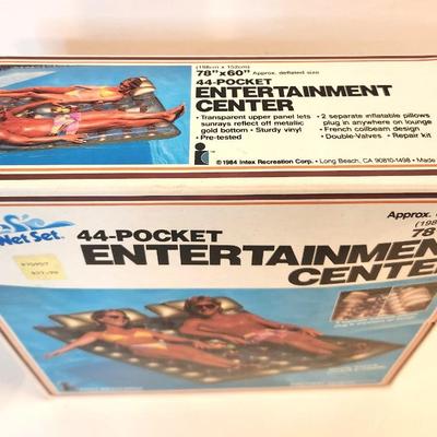 Lot #94 Vintage, Sealed 44 Pocket Floating Entertainment Center - made 1984