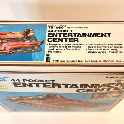 Lot #94 Vintage, Sealed 44 Pocket Floating Entertainment Center - made 1984