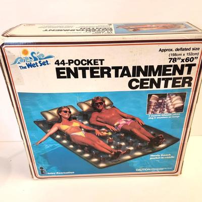 Lot #94 Vintage, Sealed 44 Pocket Floating Entertainment Center - made 1984
