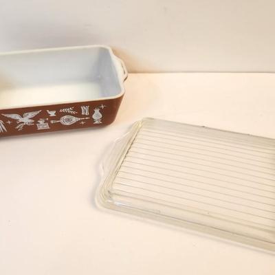 Lot #96  Vintage PYREX Dish with Lid