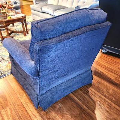 Lot #99 Naby Blue Club Chair - Clean