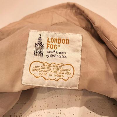 Lot #106  Ladies London Fog All Weather Coat - 12 Regular