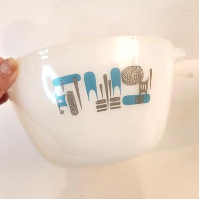 Lot #112  Vintage Fire King Blue Heaven - Mid Century Modern