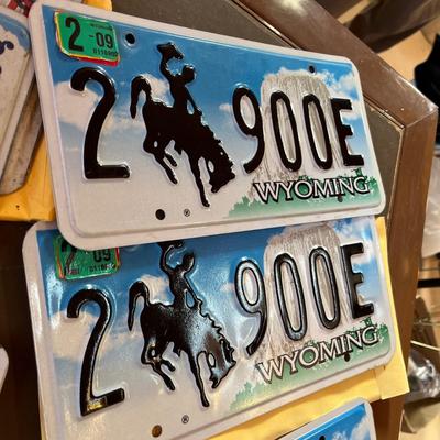 Wyoming License Plates