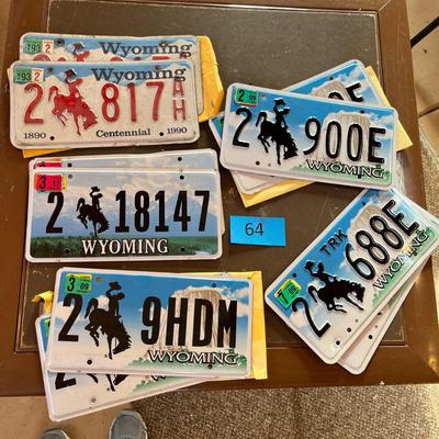 Wyoming License Plates