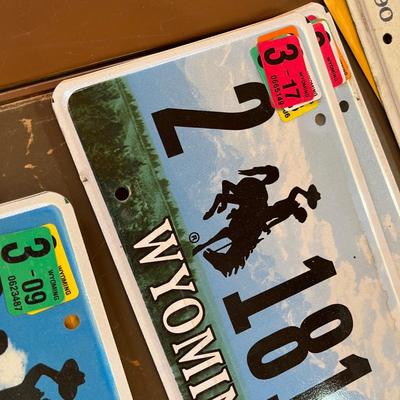 Wyoming License Plates