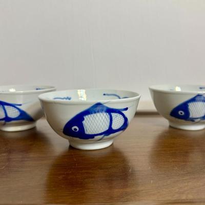 Vintage Hand Painted Chinese Rice Bowl (3)