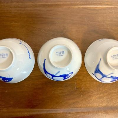 Vintage Hand Painted Chinese Rice Bowl (3)