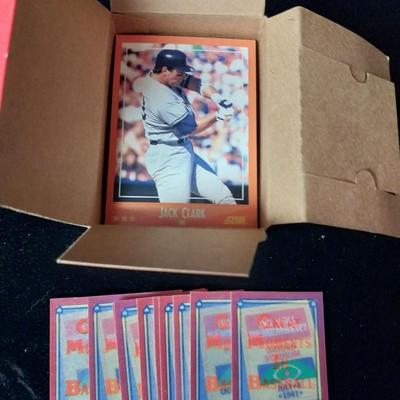 SCORE 1988 ROOKIE & TRADED CARD SET - 110 CARDS, 10 TRIVIA CARDS