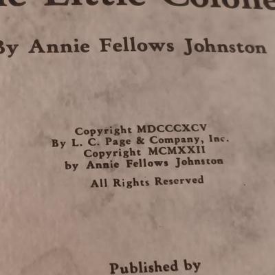 Two antique books Wash Tibbs and The little Colonel Shirley Temple
