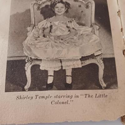 Two antique books Wash Tibbs and The little Colonel Shirley Temple