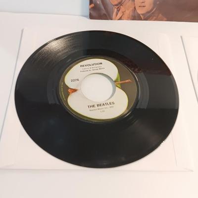 Three Beatles Records LPs - Yellow Submarine - Yesterday - Revolution