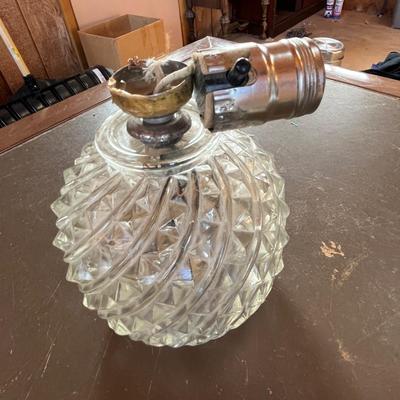 Glass ball lamp & Wall sconce