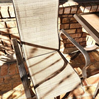 Lot #122  Martha Stewart Outdoor Patio Bistro Set