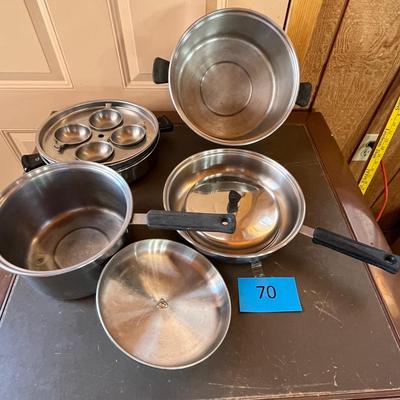 Steelco Pots & Pan lot