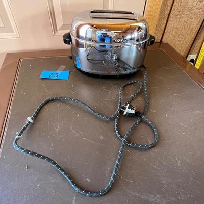 Vintage chrome toaster