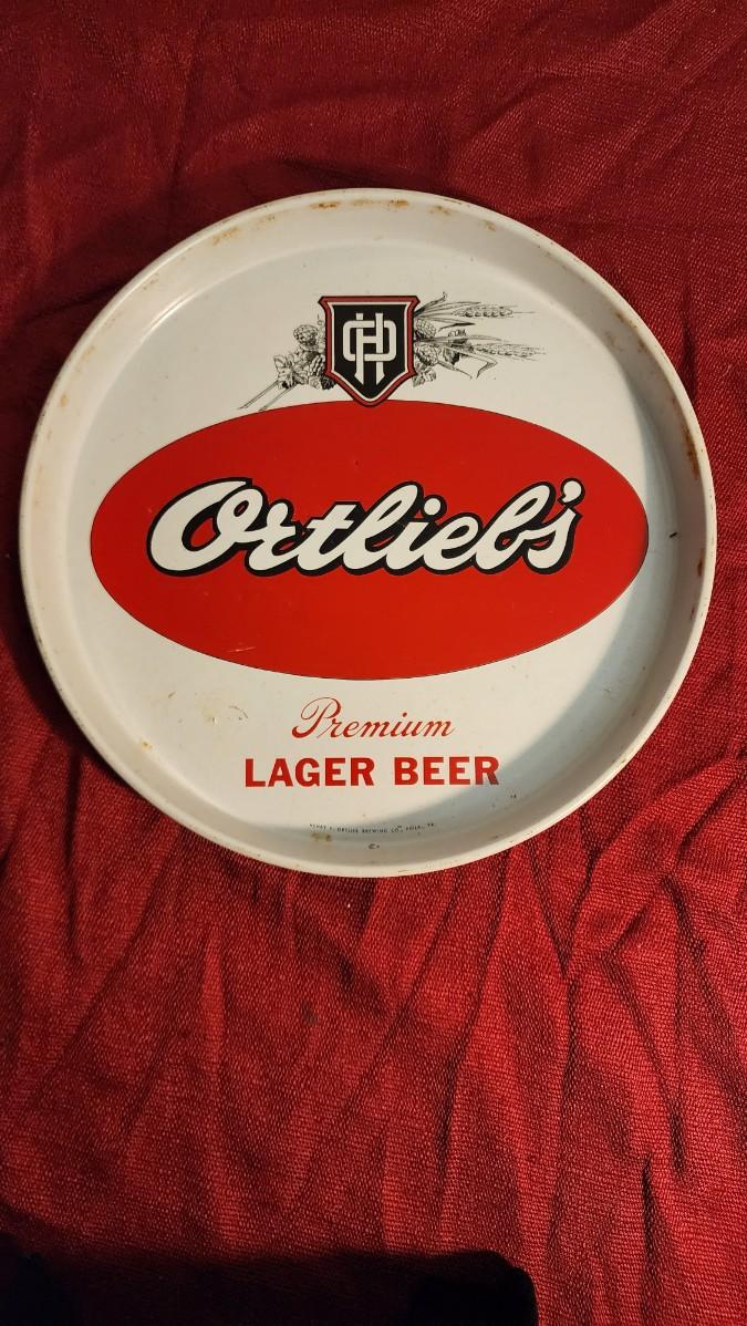 LOT167 2 Vintage Beer Trays & Bar Gadgets