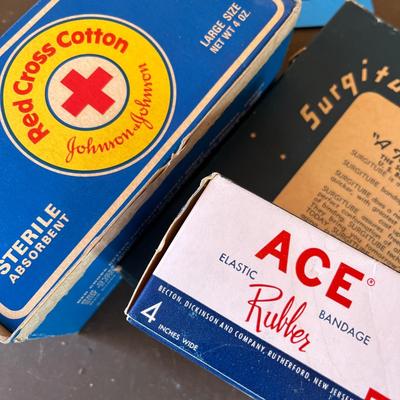 Vintage First Aid items