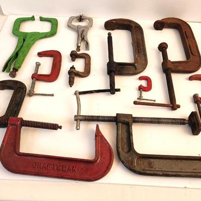 Lot #130  Clamp Set - 11 Pieces