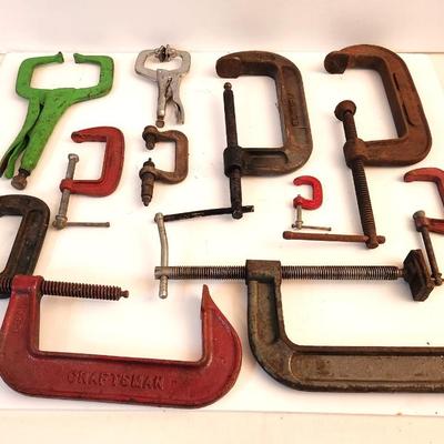 Lot #130  Clamp Set - 11 Pieces