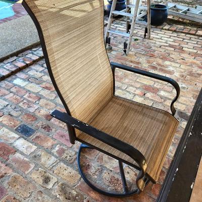 Lot #132  Martha Stewart Outdoor Dining Set - table/six chairs
