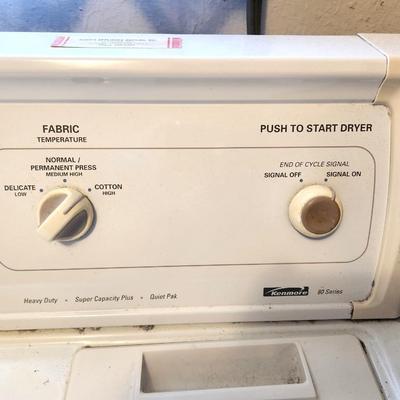 Lot #136  Kenmore Washer/Electric Dryer Set