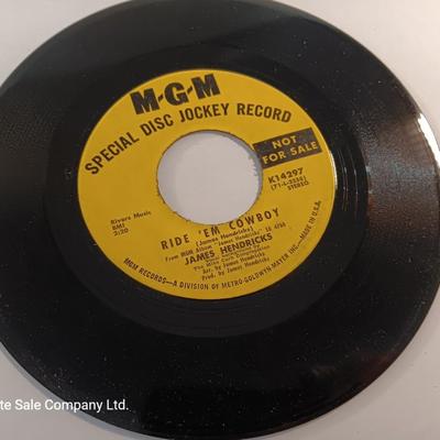 Records 45 LPs James Hedrick's % The Hedrick's family