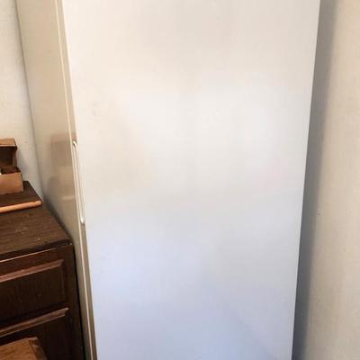 Lot #137  Good Even Temp Frigidaire Standup Freezer