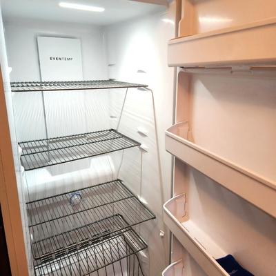 Lot #137  Good Even Temp Frigidaire Standup Freezer