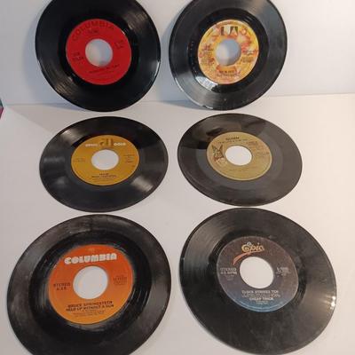Collection of 45 Records - Eagles - Queen - Cheap Trick - Bruce Springsteen & more